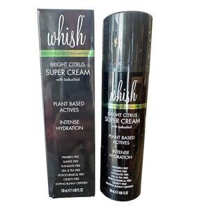 Whish SUPER CREAM w/Bakuchiol BRIGHT CITRUS Intense Hydration 4.06 oz New in box